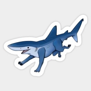 Blue Sharkpup! Sticker